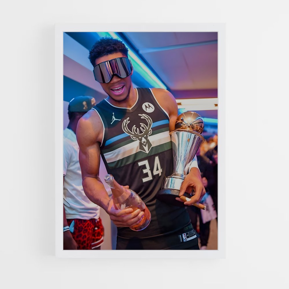 Poster Le Titan Grec – affiche Basketball (vue 3)